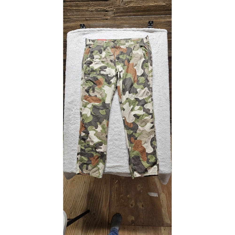 Jordan Craig Men's Camouflage Cotton Canvas Pants Straight Leg Pockets 38
